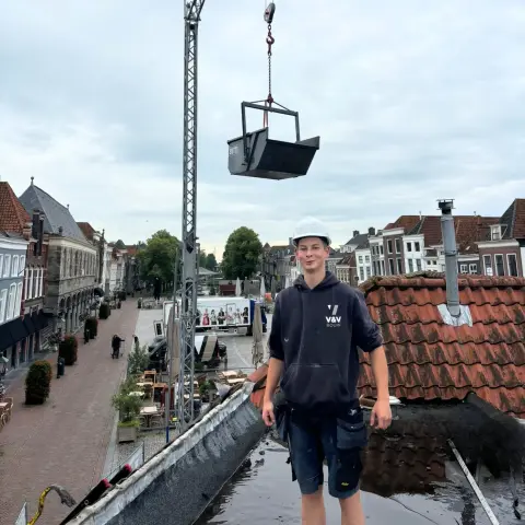 Dakrenovatie concordia Zierikzee door V&V Bouw