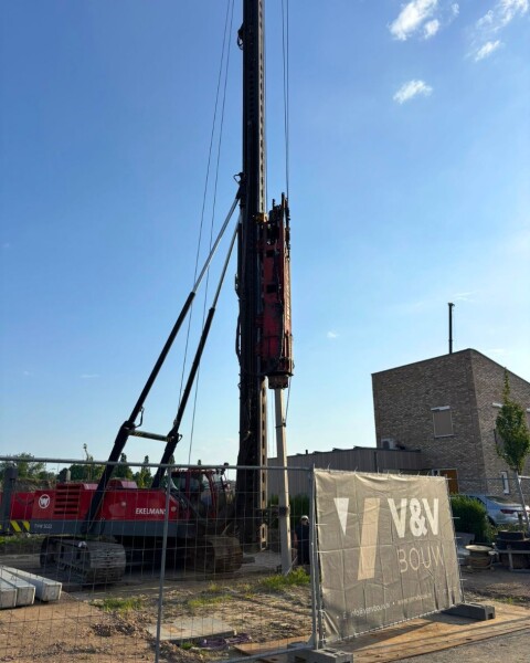 Start bouw Fluitketeltje 2 V&V Bouw