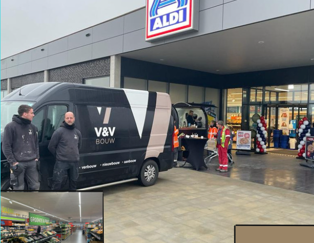 V&V Bouw Nieuwbouw ALDI Middelburg Kamperland ALDI specialist utiliteitsbouw supermarkten 1